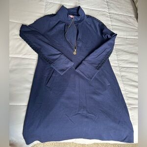 Lilly Pulitzer Sz M EUC Sweatshirt Dress